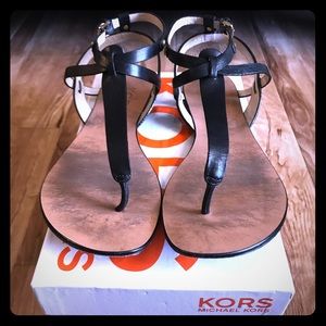 LEATHER MICHAEL KORS SANDALS
